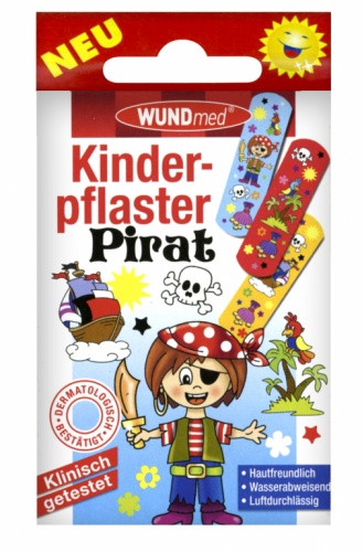 Náplast WUNDmed dětská BOYS - Piráti