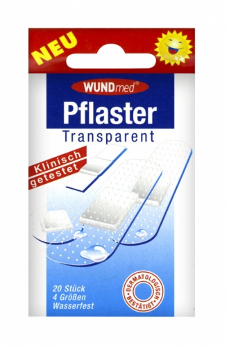 Náplast WUNDmed TRANSPARENT 